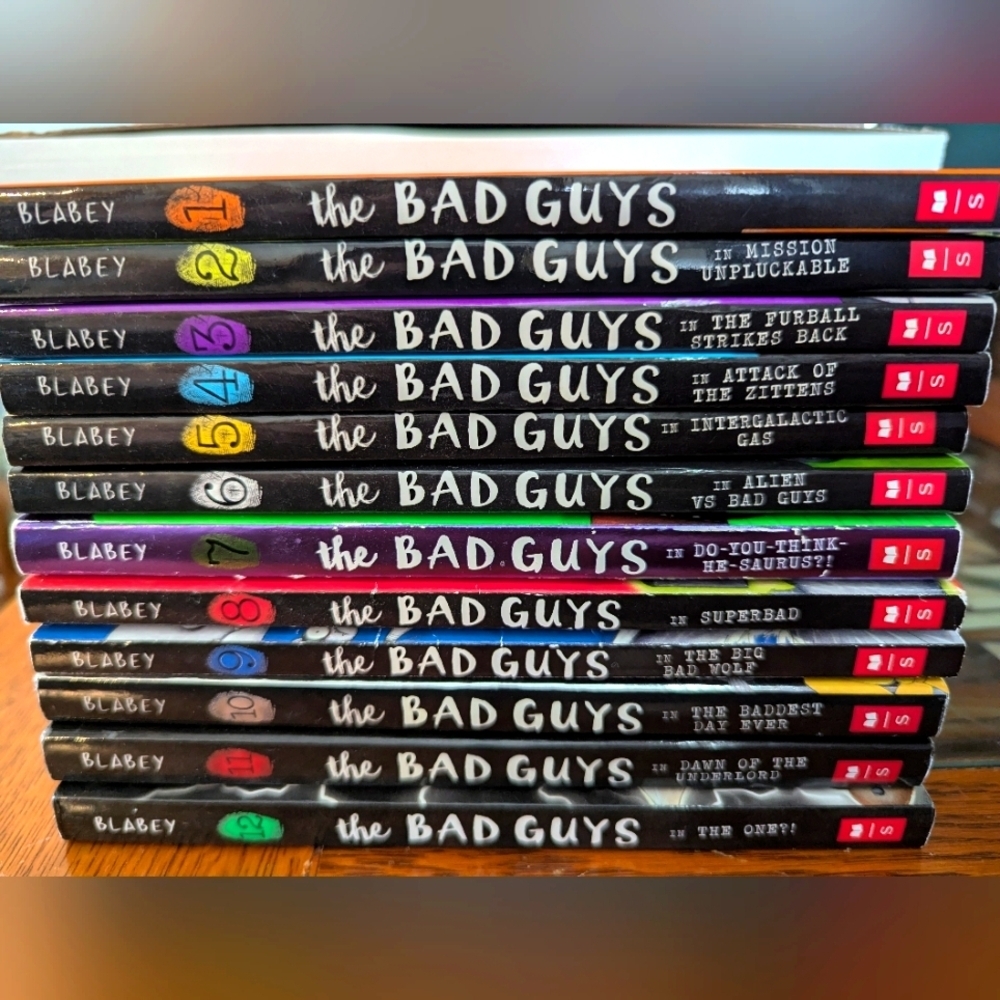 The Bad Guys Book Series Collection Books 1-12 By Aaron Blabey